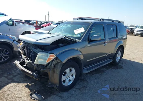 2006 Nissan Pathfinder Le/Se/Xe из США, поврежденный, VIN 5N1AR18U96C649189